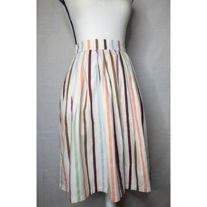 NWT ModCloth Striped Skirt Size Small